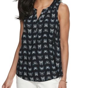 Womens Sonoma Butterfly tank top XS